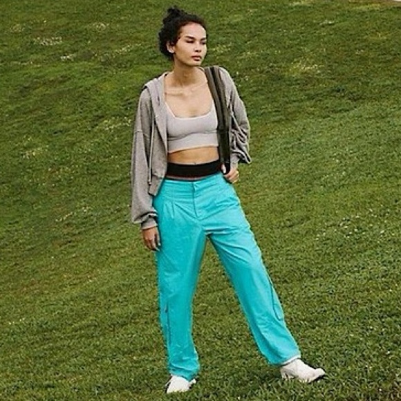 *NWOT* FP Movement Mesmerize Me Solid Pants - Poolside - Picture 2 of 8